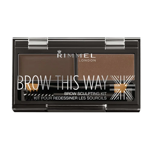 Rimmel Brow This Way Eyebrow Sculpting Kit Polvere Sopracciglia 003 Dark Brown 1 Rimmel Brow This Way Eyebrow Sculpting Kit Polvere Sopracciglia 003 Dark Brown