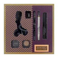 Sunkissed Moroccan Escape Defined Eyes Confezione Regalo 2 X 1.4g Polvere Luminosa Occhi + 1.88g Matita Schiarente Per Occhi + 1.88g Matita Occhi + 6.8ml Mascara Nero + Temperamatite + Piegaciglia