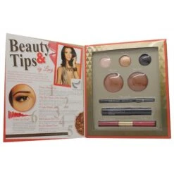 Sunkissed By Lucy Get The Look: Glamour & Gold Confezione Regalo 3 X Ombretti + 2 X Bronzing Powder + Khol Eyeliner Nero + Mascara Nero + Lucidalabbra Doppio