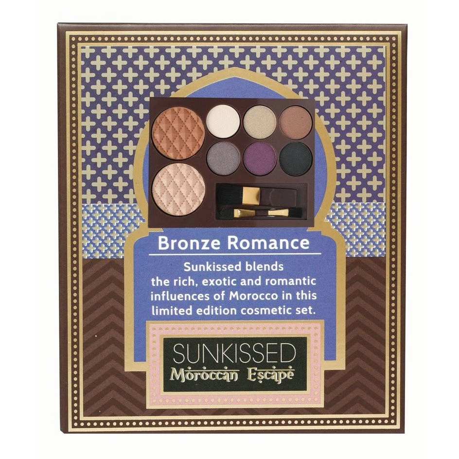 Sunkissed Moroccan Escape Bronze Romance Confezione Regalo 6 X 2g Ombretti + 4g Bronzing Powder + 4g Highlighter + 2 X Applicatori 1 Sunkissed Moroccan Escape Bronze Romance Confezione Regalo 6 X 2g Ombretti + 4g Bronzing Powder + 4g Highlighter + 2 X Applicatori