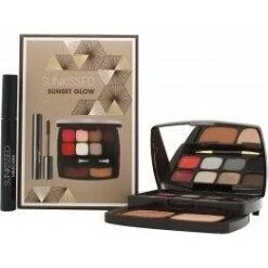 Sunkissed Sunset Glow Confezione Regalo 6 X 1.3g Ombretti + 2 X 0.8g Balsami Labbra + 3.8g Cipria Abbronzante + 3.8g Highlighter + 5.5ml Mascara Nero + Applicatore