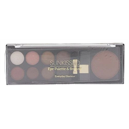 Sunkissed Eye Palette & Bronzer Confezione Regalo - Everyday Glamour 11 Pezzi 1 Sunkissed Eye Palette & Bronzer Confezione Regalo - Everyday Glamour 11 Pezzi