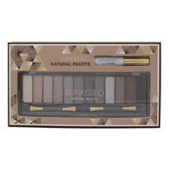 Sunkissed Natural Palette 12 X Ombretti + Primer Occhi + 2 X Applicatori