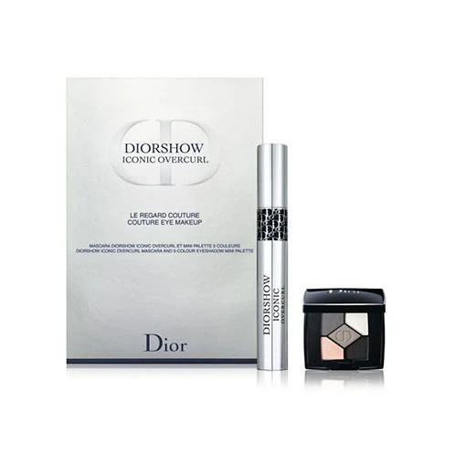 Christian Dior - Diorshow Confezione Regalo 10 Ml Iconic Overcurl Mascara & 5 Ombretti Mini Palette Makeup 1 Christian Dior - Diorshow Confezione Regalo 10 Ml Iconic Overcurl Mascara & 5 Ombretti Mini Palette Makeup