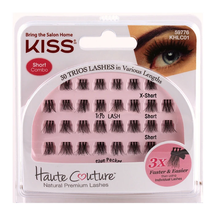 Kiss Ciglia A Ciuffo Finte Trio KHLC01GT 1 Kiss Ciglia A Ciuffo Finte Trio KHLC01GT