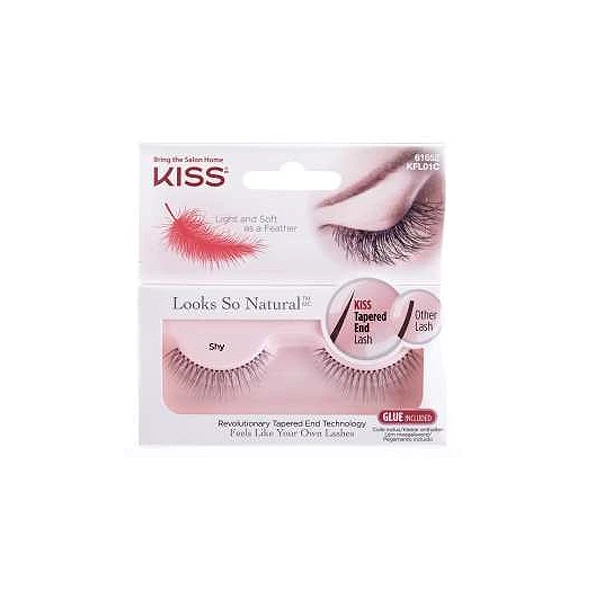 Kiss Looks So Natural Ciglia Finte Kfl01c Shy 1 Kiss Looks So Natural Ciglia Finte Kfl01c Shy
