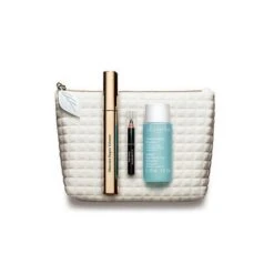 Clarins Eye Makeup Collection Confezione Regalo 8 Ml Supra Volume Mascara + 30 Ml Instant Struccante Occhi + Mini Crayon Khol Matita Occhi + Borsa