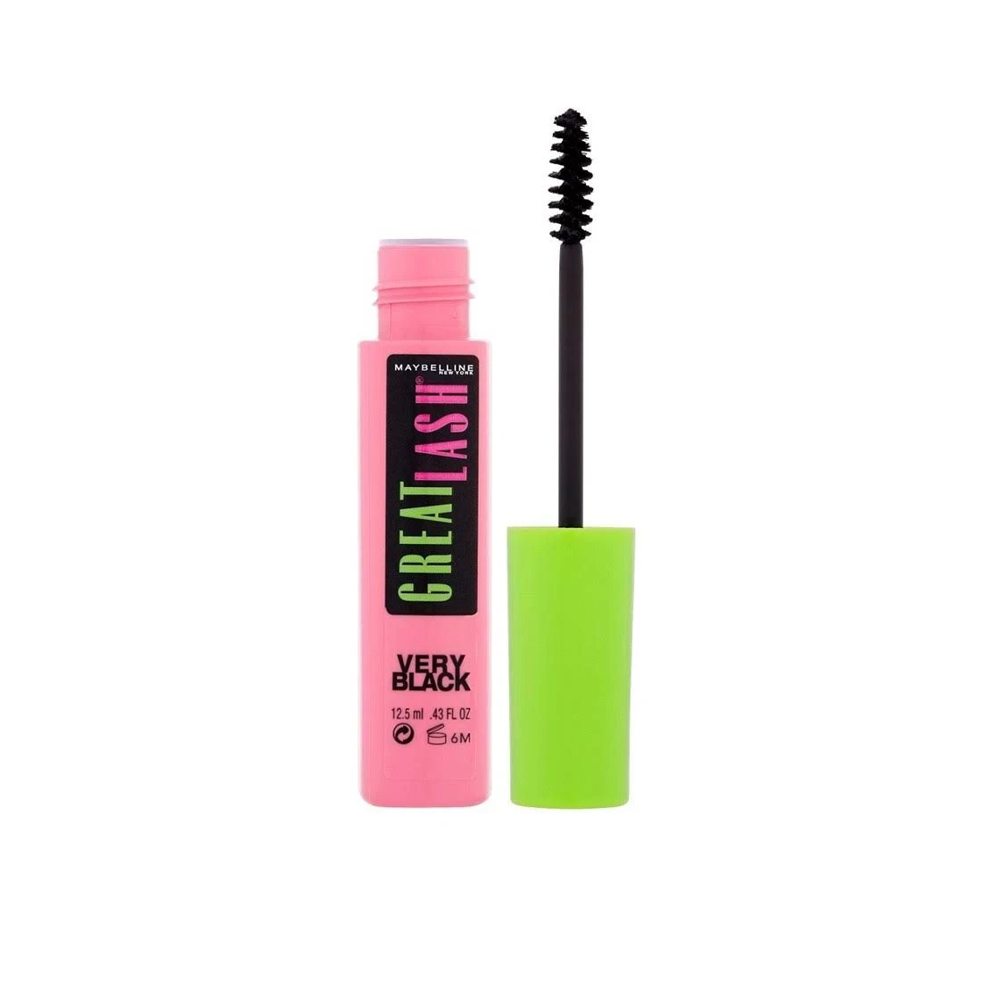 Maybelline Great Lash Mascara Blackest Black 12.5ml 1 Maybelline Great Lash Mascara Blackest Black 12.5ml