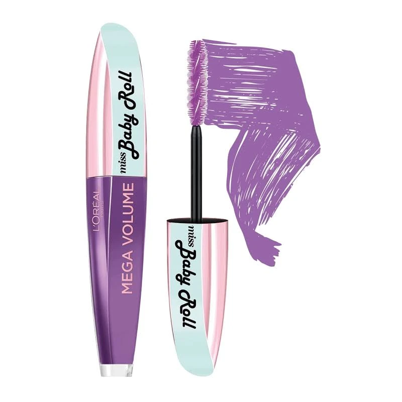 L'OREAL Miss Baby Roll Mascara Mega Volume 02 Lillac 1 L'OREAL Miss Baby Roll Mascara Mega Volume 02 Lillac