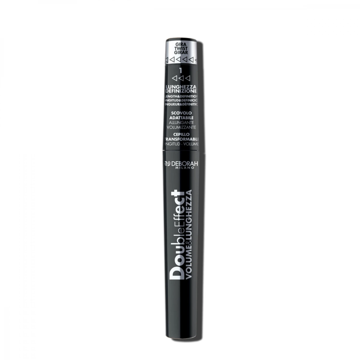 DEBORAH MASCARA DOUBLE EFFECT BLACK 1 DEBORAH MASCARA DOUBLE EFFECT BLACK