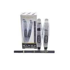 L'Oreal False Lash Wings Set 2 X Mascara + 1 X Eyeliner Pen Black
