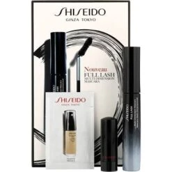 Shiseido Shisendo Multi-Dimension Full Lash Confezione Regalo 8 Ml Full Lash Multi Dimension Black Mascara + 2.5 G Rouge Ruby Copper Rossetto + 1 Ml Synchro Skin Glow Neutral Fondotinta