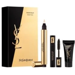Yves Saint Laurent Luxurious Perfect Eye Make Up Confezione Regalo 2.5 Ml Touche Éclat Correttore N.01 +2 Ml Volume False Effect Mascara + 5 Ml Instant Moisture Glow Primer