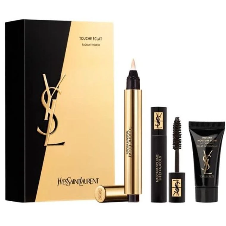 Yves Saint Laurent Luxurious Perfect Eye Make Up Confezione Regalo 2.5 Ml Touche Éclat Correttore N.01 +2 Ml Volume False Effect Mascara + 5 Ml Instant Moisture Glow Primer 1 Yves Saint Laurent Luxurious Perfect Eye Make Up Confezione Regalo 2.5 Ml Touche Éclat Correttore N.01 +2 Ml Volume False Effect Mascara + 5 Ml Instant Moisture Glow Primer
