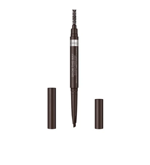 Rimmel London Matita Per Sopracciglia Con Pennello Brow This Way PROFESSIONALE FILL E SCULPT 03 Dark Brown 1 Rimmel London Matita Per Sopracciglia Con Pennello Brow This Way PROFESSIONALE FILL E SCULPT 03 Dark Brown