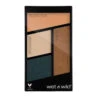 WET N WILD Color Icon Eyeshadow Quad Hooked On Vinyl E343B OMBRETTO OCCHI