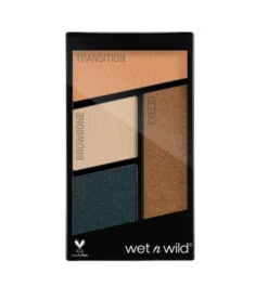 WET N WILD Color Icon Eyeshadow Quad Hooked On Vinyl E343B OMBRETTO OCCHI