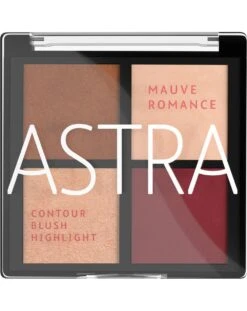 ASTRA PALETTE VISO ROMANCE OMBRETTO OCCHI Contour-Blush-Highlight 03 MAUVE ROMANCE
