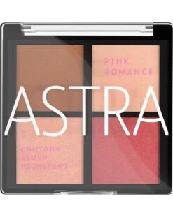 ASTRA PALETTE VISO ROMANCE OMBRETTO OCCHI Contour-Blush-Highlight 02 PINK ROMANCE