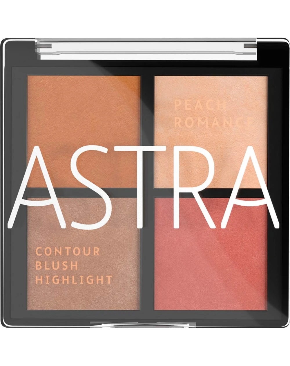 ASTRA PALETTE VISO ROMANCE OMBRETTO OCCHI Contour-Blush-Highlight 01 PEACH ROMANCE 1 ASTRA PALETTE VISO ROMANCE OMBRETTO OCCHI Contour-Blush-Highlight 01 PEACH ROMANCE