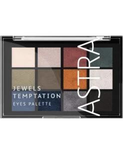 ASTRA PALETTE OCCHI TEMPTATION OMBRETTO Occhi 12 Nuances Metal E Mat 03 JEWELS TEMPTATION PALETTE