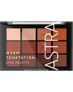 ASTRA PALETTE OCCHI TEMPTATION OMBRETTO Occhi 12 Nuances Metal E Mat 02 WARM TEMPTATION