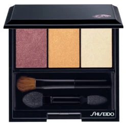 SHISEIDO OMBRETTO LUMINIZING SATIN EYE COLOR TRIO RD299 BEACH GRASS