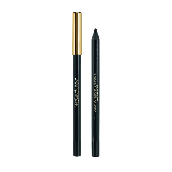 Yves Saint Laurent YSL DESSIN DU REGARD WATERPROOF MATITA OCCHI ALTA TENUTA 01 BLACK 1 Yves Saint Laurent YSL DESSIN DU REGARD WATERPROOF MATITA OCCHI ALTA TENUTA 01 BLACK